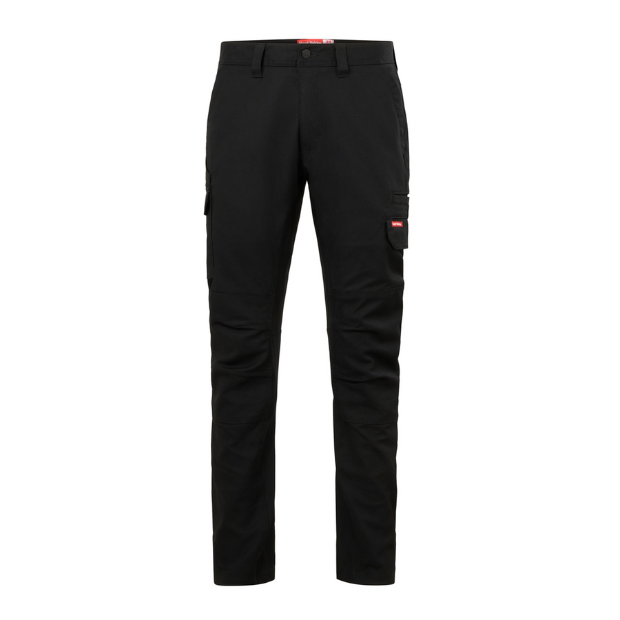 Hard Yakka 3056 Stretch Canvas Cargo Pant 107r - Black - Durable & Functional - SuperSaverAU - view 1