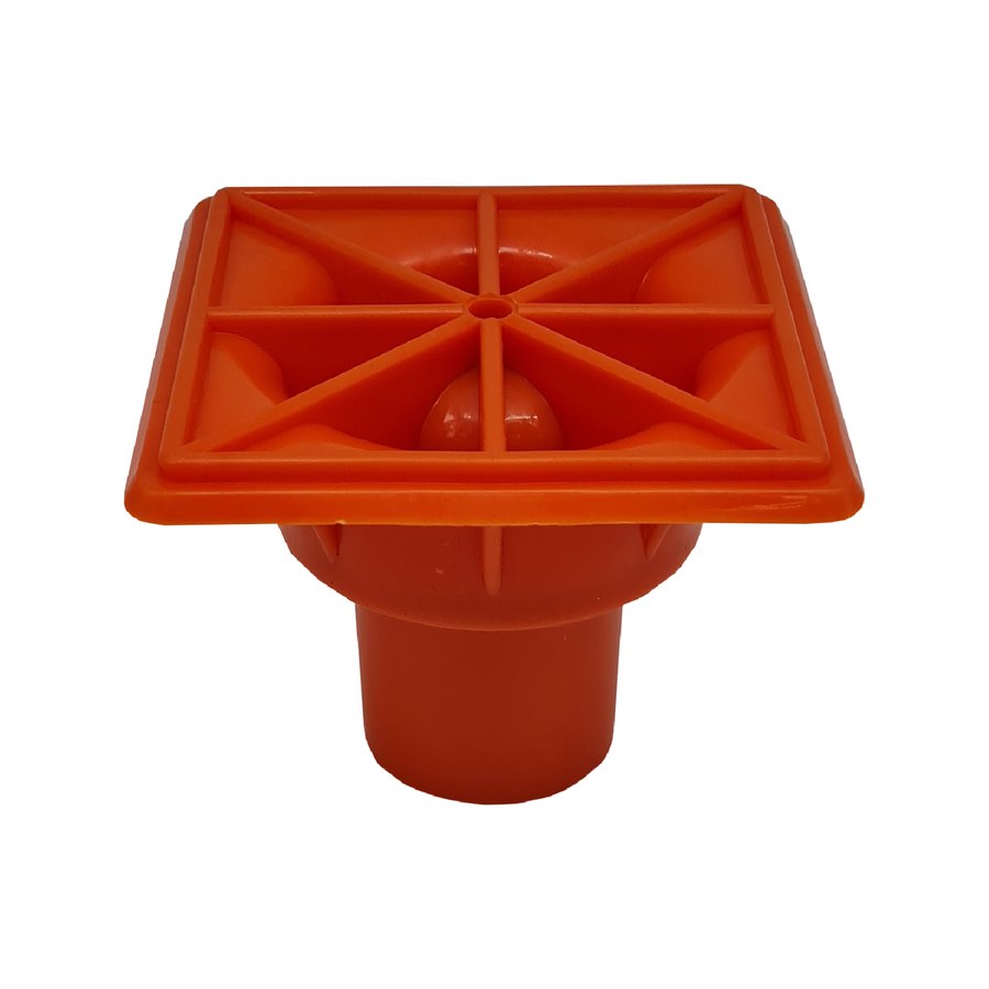 Brutus Impalement Protection Cap - 12-20mm - Fluorescent Orange - Safety Solution - SuperSaverAU - view 1