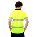 Citeco Yellow Hi Vis Short Sleeve Polo Large - Reflective - Breathable - SuperSaverAU - view 5