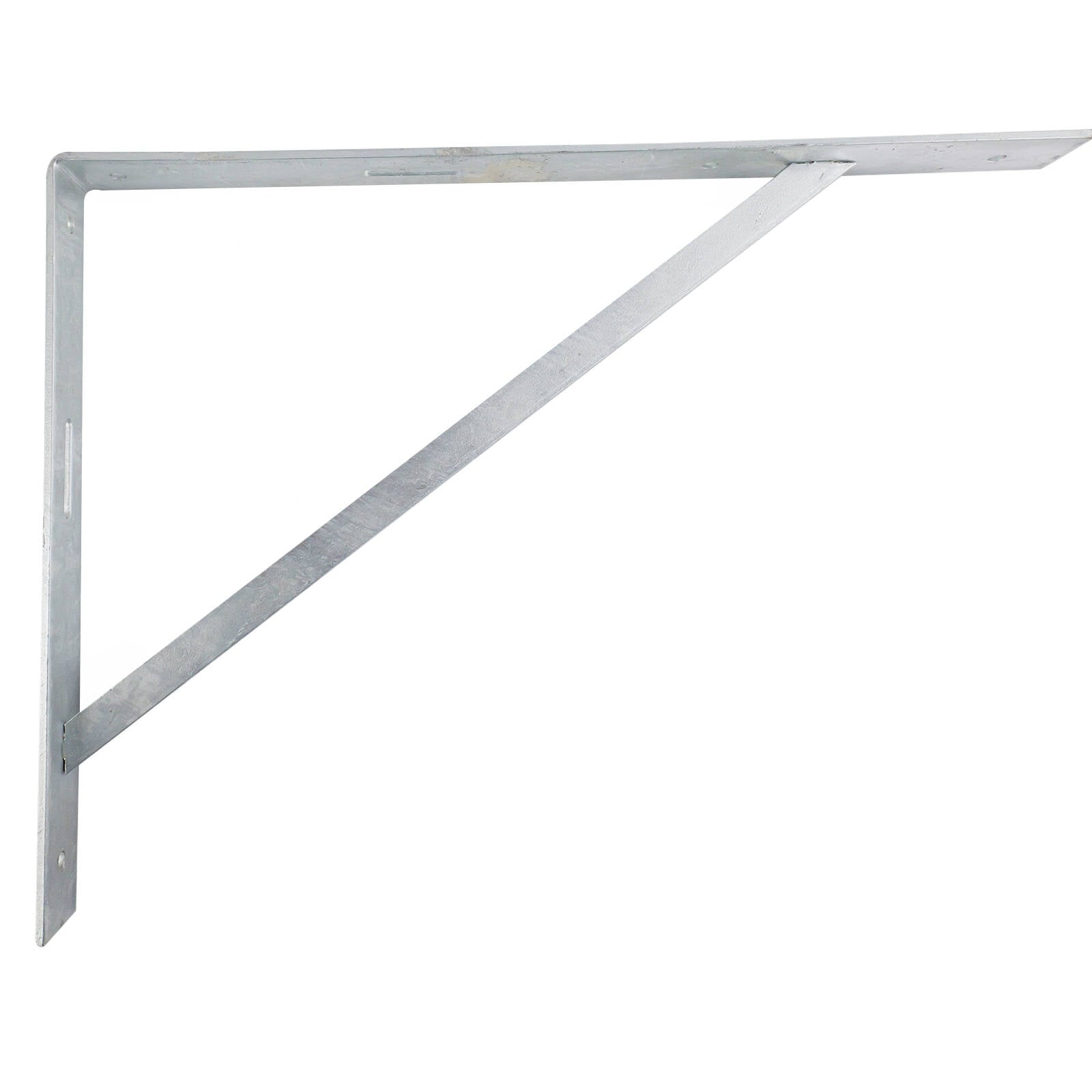 Carinya 600 x 450mm Galvanised Heavy Duty Straight Stay Bracket, 150kg Capacity