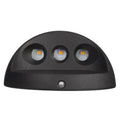 Brilliant 2W Black Waymaker Round Garden LED Step Light - 88mm x 88mm x 44mm - SuperSaverAU - view 2