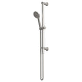 Rogerseller Tonic shower on integrated rail - 3-function hand piece, brass, Brushed Nickel finish - 3506003907