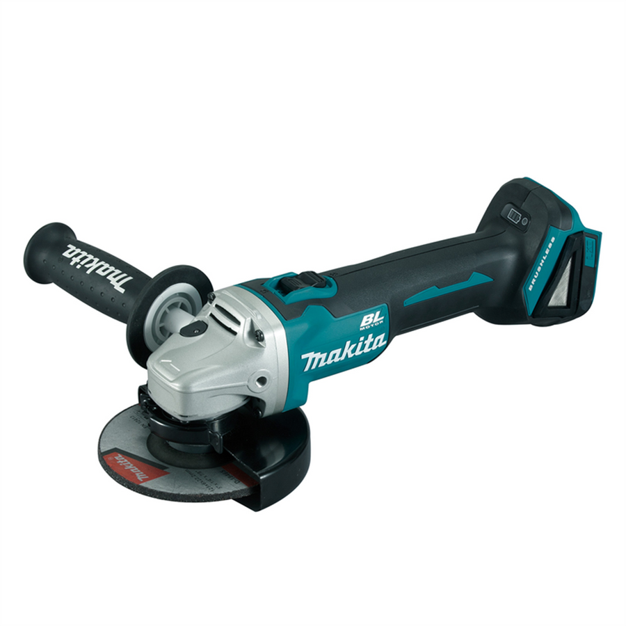 Makita 18V Brushless Angle Grinder DGA504Z - 125mm - Teal/Black - Efficient Cutting - SuperSaverAU - view 1