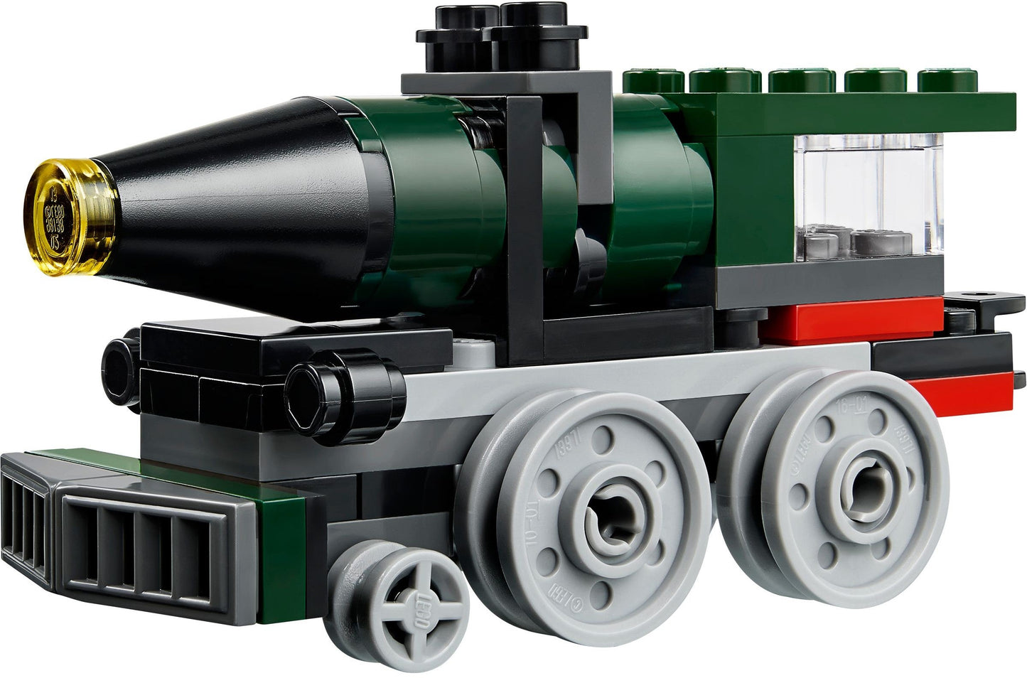 LEGO 31015 Emerald Express 3-in-1 Steam Train, Rocket, Carriage