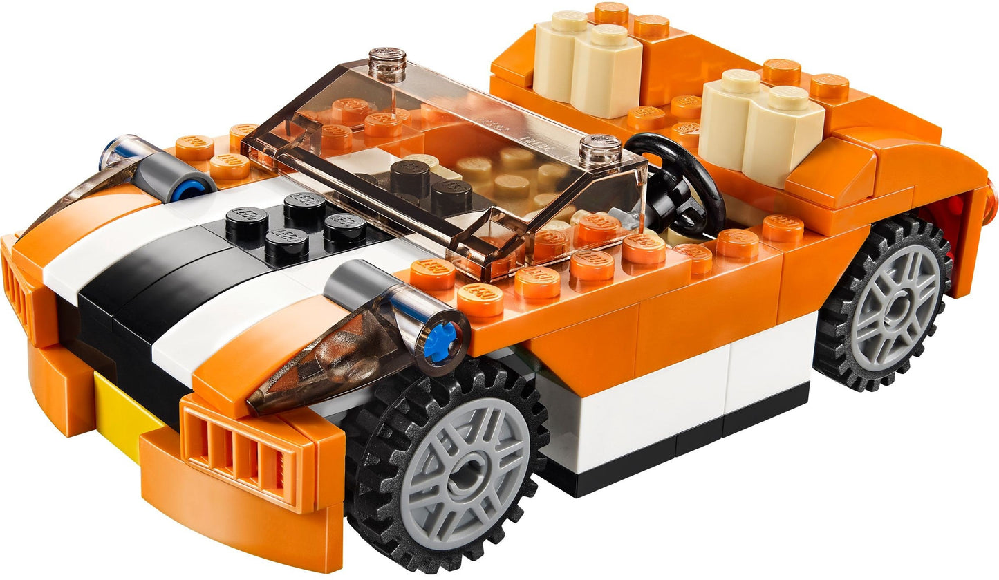 LEGO 31017 Sunset Speeder 3-in-1 Sports Car, Truck, Racer