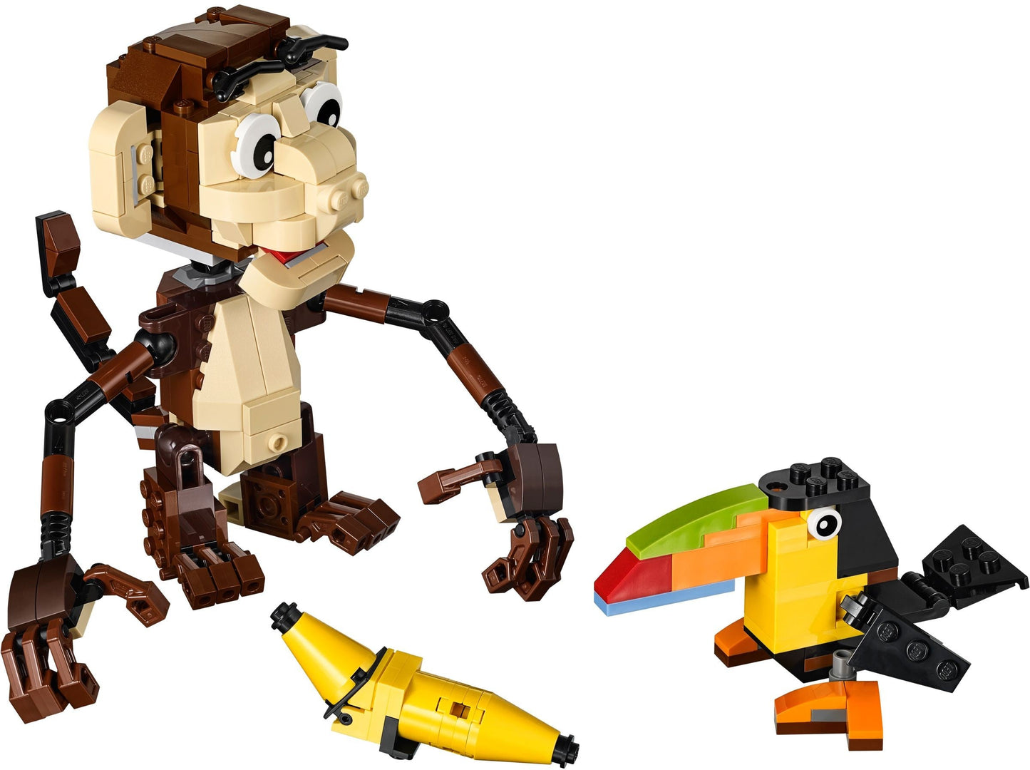 LEGO 31019 Creator 3-in-1 Forest Animals: Monkey, Bear & Squirrel