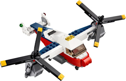 LEGO 31020 Twinblade Adventures 3-in-1 Airplane, Biplane, Helicopter