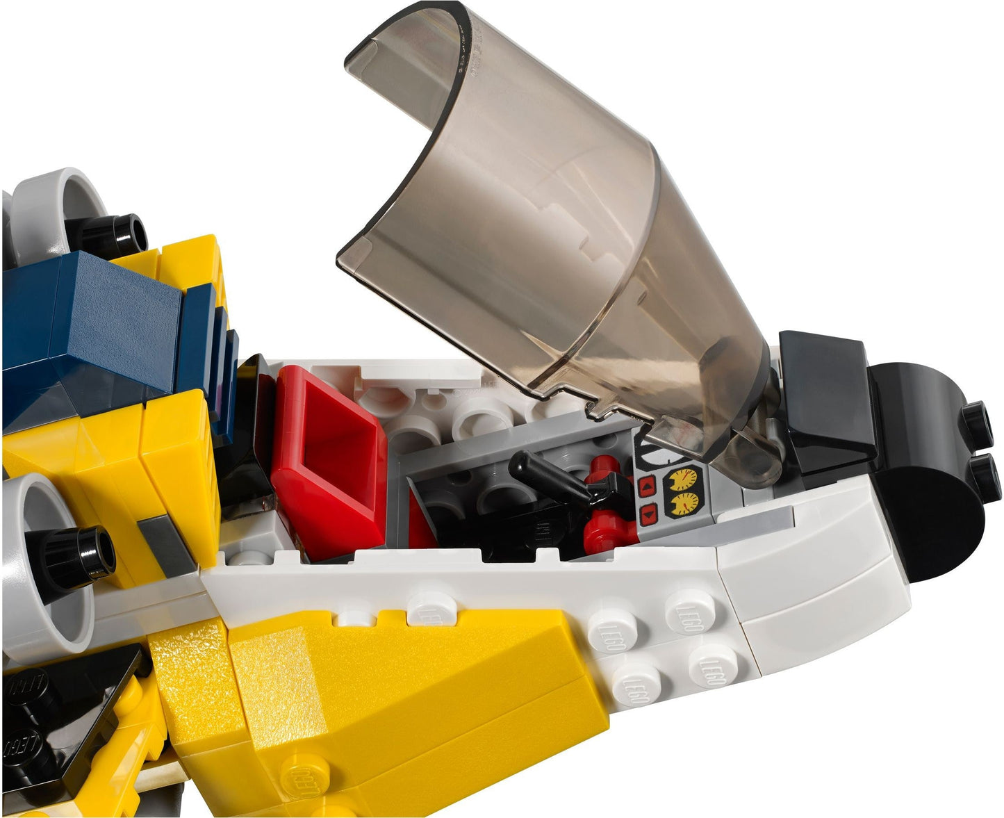 LEGO 31023 Yellow Racers 3-in-1 Helicopter, Race Car, Speedboat