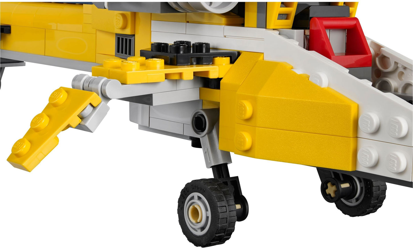 LEGO 31023 Yellow Racers 3-in-1 Helicopter, Race Car, Speedboat