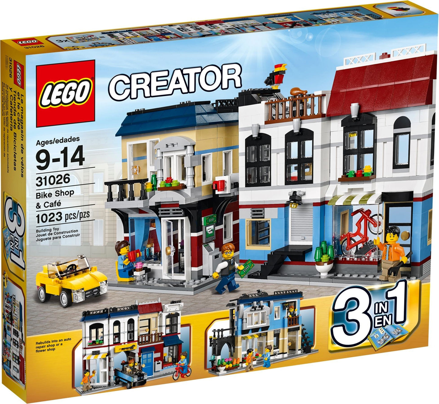 LEGO Creator 3-in-1 31026 Bike Shop & Cafe- Auzzi Store
