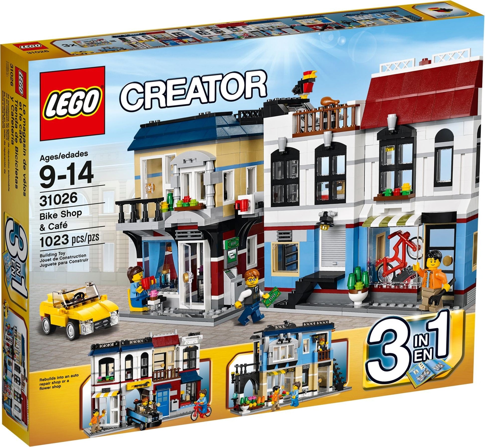 LEGO Creator 3-in-1 31026 Bike Shop & Cafe- Auzzi Store