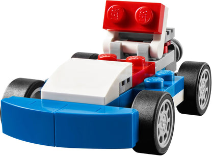 LEGO 31027 Blue Racer 3-in-1 Sports Car, Snowplow, Buggy
