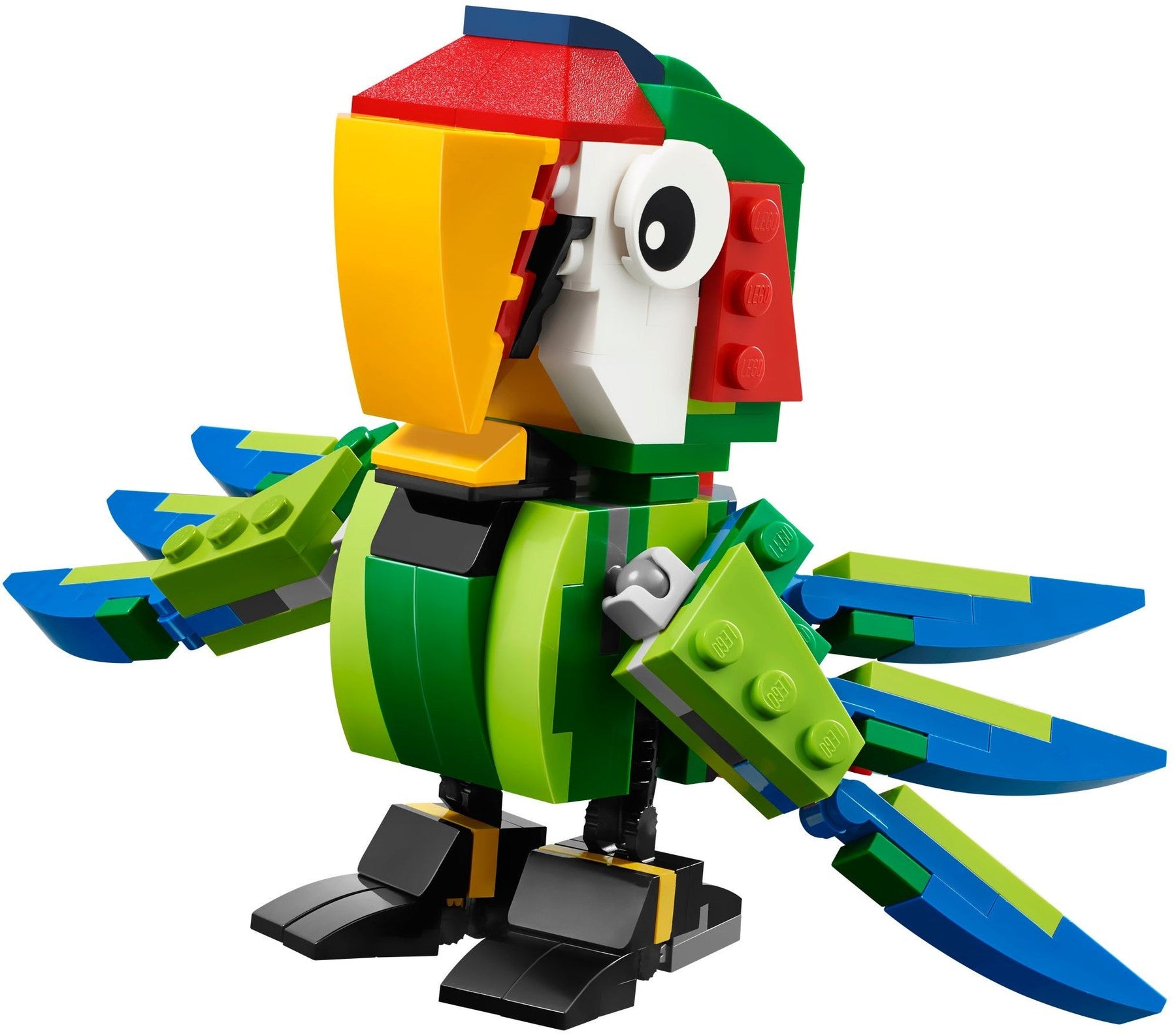 LEGO 31031 Rainforest Animals 3-in-1 Parrot, Frog & Fly - SuperSaverAU - view 2