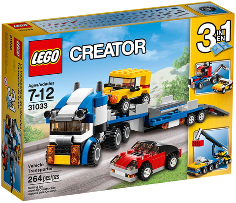 LEGO 31033 Vehicle Transporter: Car Carrier Truck & Trailer 3-in-1 - SuperSaverAU - view 1