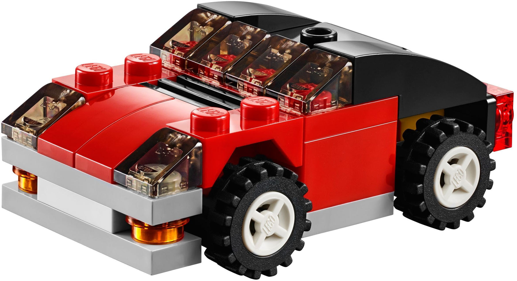 LEGO 31033 Vehicle Transporter: Car Carrier Truck & Trailer 3-in-1 - SuperSaverAU - view 3