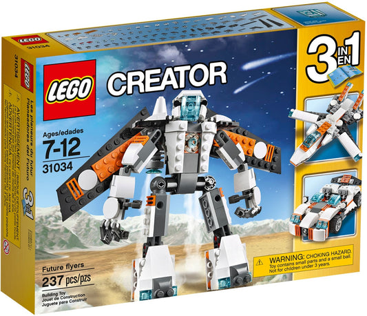 LEGO 31034 Future Flyers: Robot, Jet & Sports Car 3-in-1