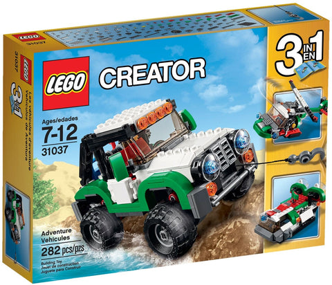 LEGO 31037 3-in-1 Adventure Vehicles: Offroader, Hovercraft, Helicopter - SuperSaverAU - view 1
