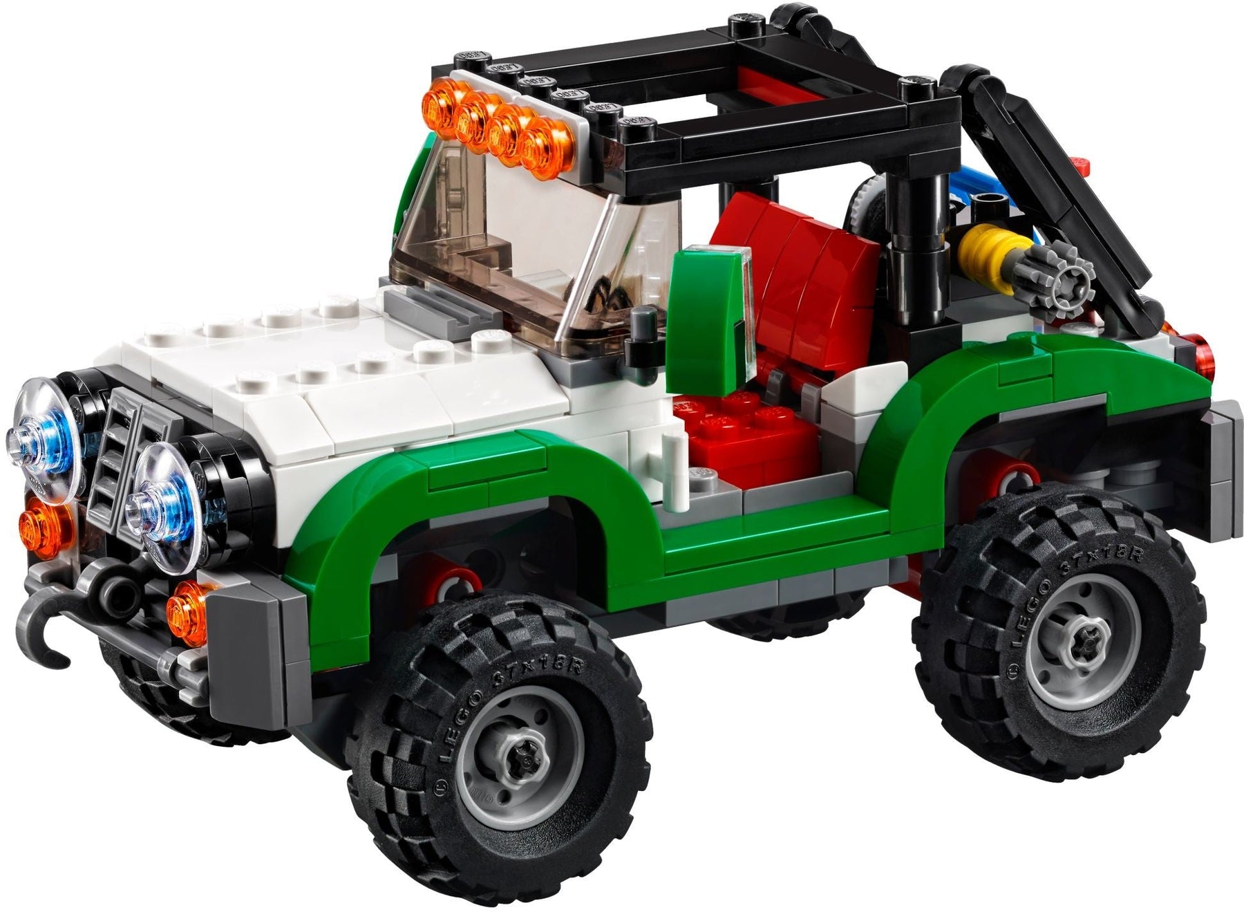 LEGO 31037 3-in-1 Adventure Vehicles: Offroader, Hovercraft, Helicopter - SuperSaverAU - view 4