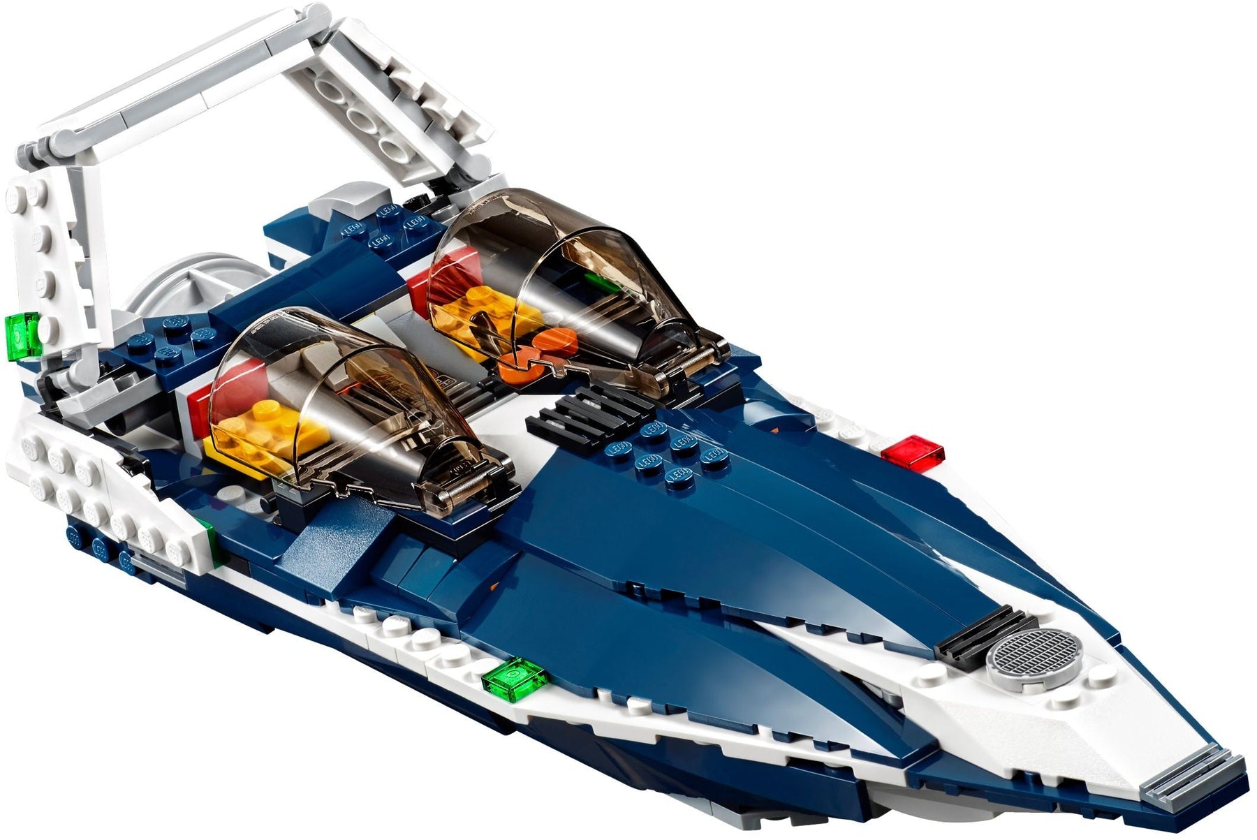 LEGO 31039 Blue Power Jet 3-in-1 Airplane, Helicopter, Hovercraft - SuperSaverAU - view 2