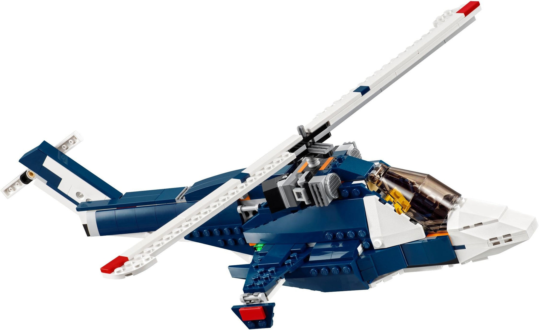 LEGO 31039 Blue Power Jet 3-in-1 Airplane, Helicopter, Hovercraft - SuperSaverAU - view 3