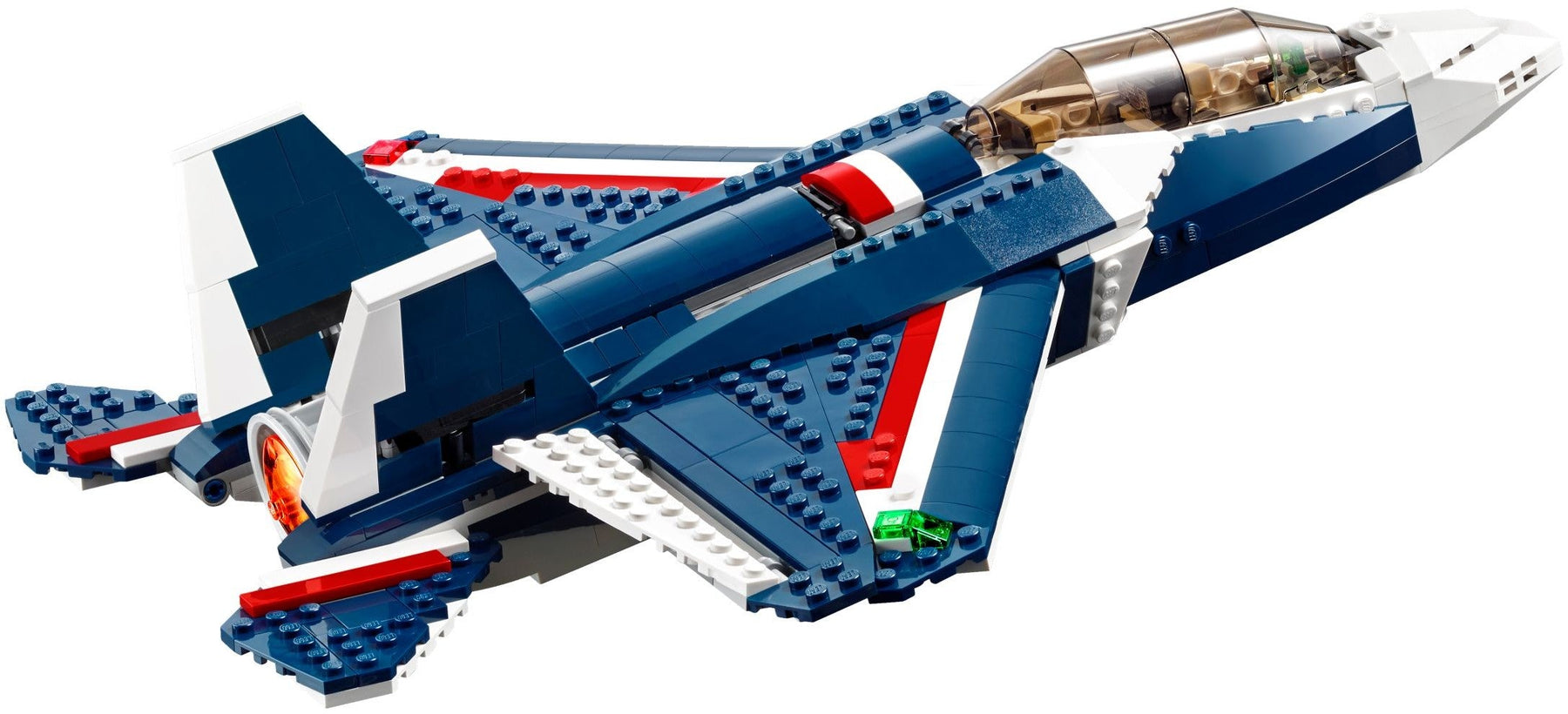 LEGO 31039 Blue Power Jet 3-in-1 Airplane, Helicopter, Hovercraft - SuperSaverAU - view 4