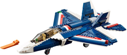 LEGO 31039 Blue Power Jet 3-in-1 Airplane, Helicopter, Hovercraft