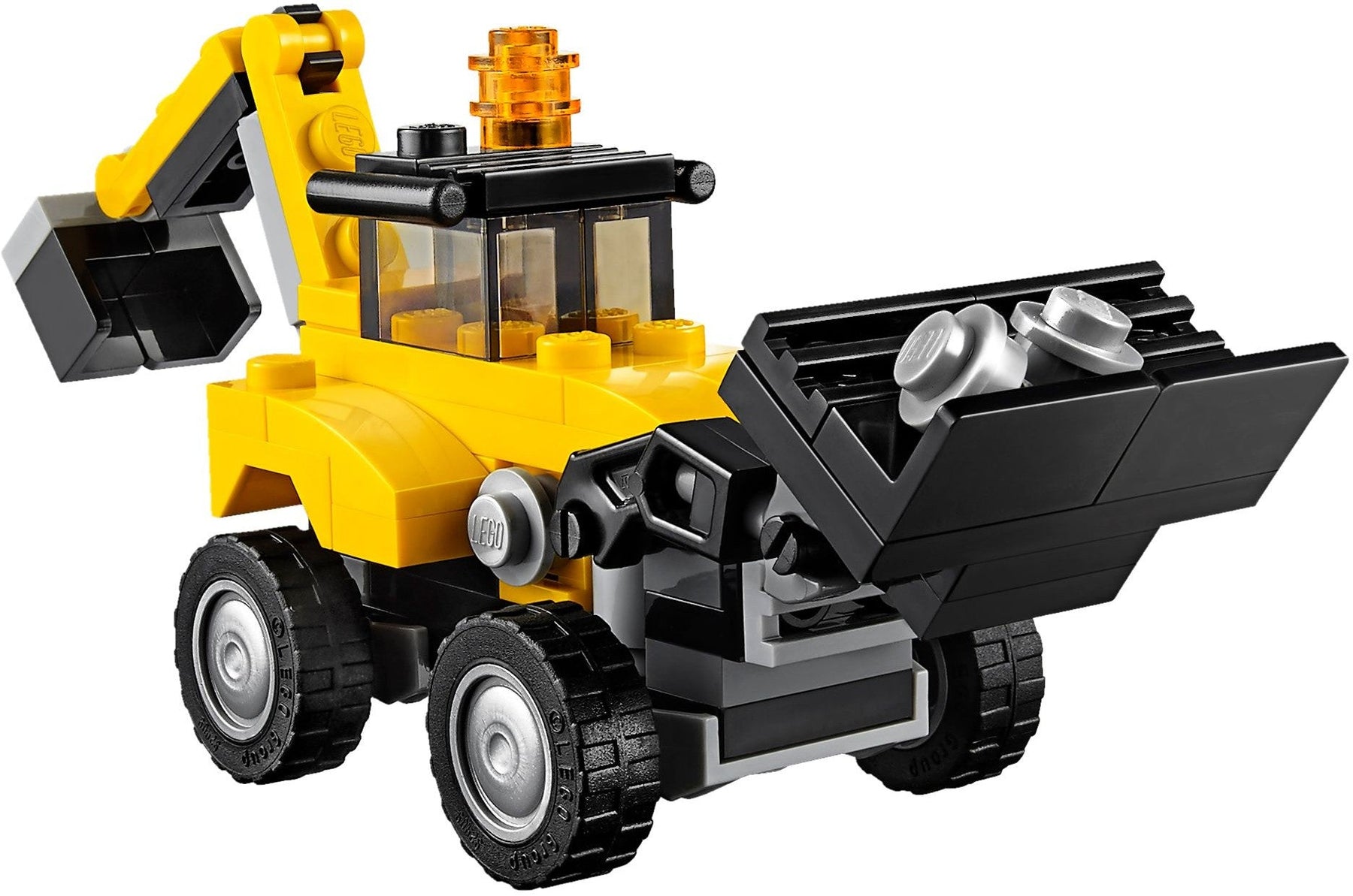 LEGO 31041 3-in-1 Construction Vehicles: Backhoe, Dump Truck & Telehandler - SuperSaverAU - view 2