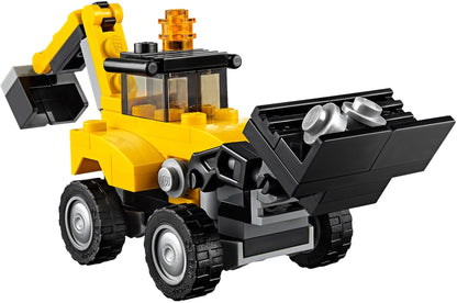 LEGO 31041 3-in-1 Construction Vehicles: Backhoe, Dump Truck & Telehandler