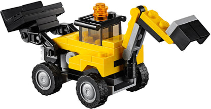 LEGO 31041 3-in-1 Construction Vehicles: Backhoe, Dump Truck & Telehandler