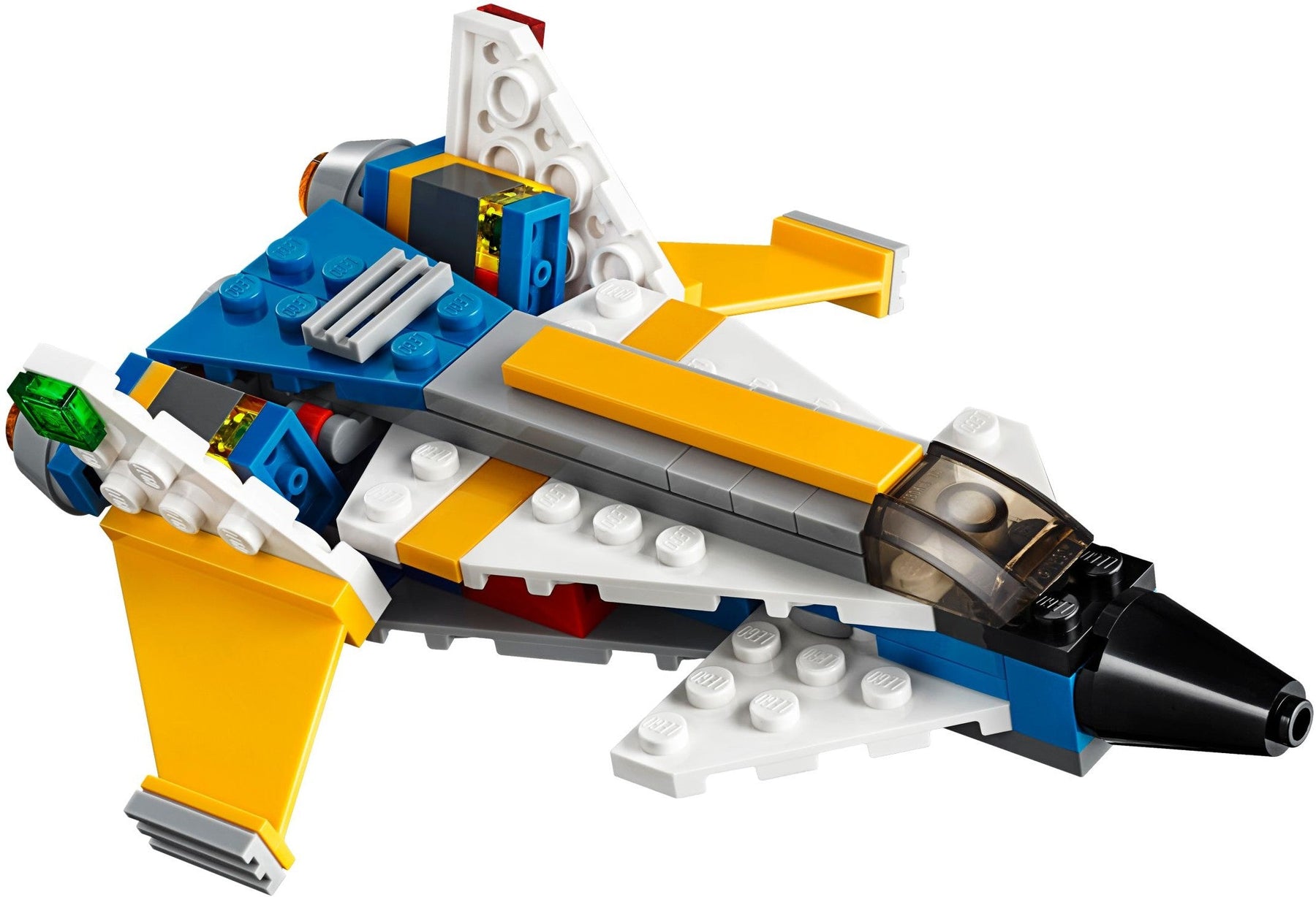 LEGO 31042 Super Soarer 3-in-1 Jet, Airplane, Futuristic Plane Building Set - SuperSaverAU - view 5