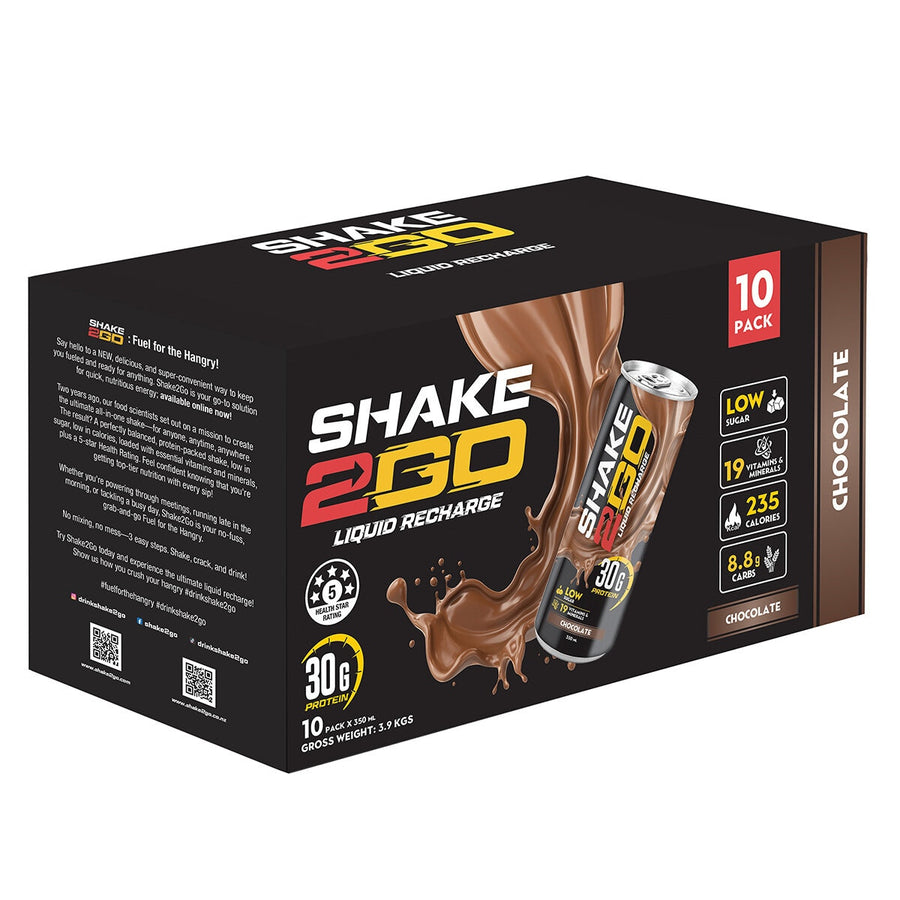 Shake 2 Go Chocolate Protein Shake 10 x 350ml