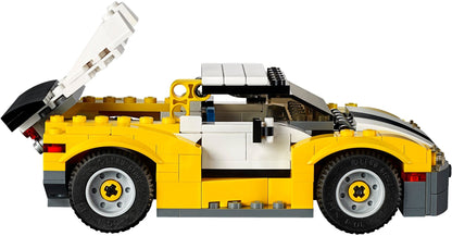 LEGO 31046 3-in-1 Fast Car, Truck & Skid Loader Building Set