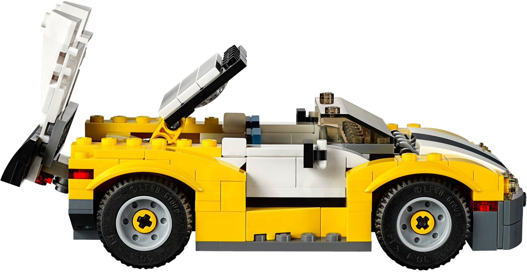 LEGO 31046 3-in-1 Fast Car, Truck & Skid Loader Building Set - SuperSaverAU - view 4