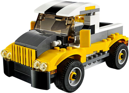 LEGO 31046 3-in-1 Fast Car, Truck & Skid Loader Building Set