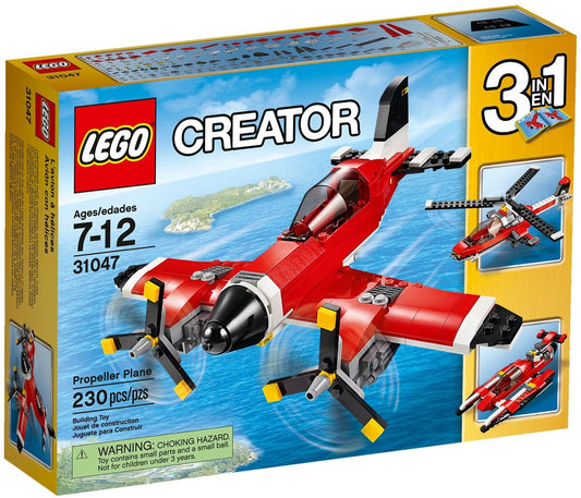 LEGO 31047 3-in-1 Propeller Plane, Hydroplane, Helicopter