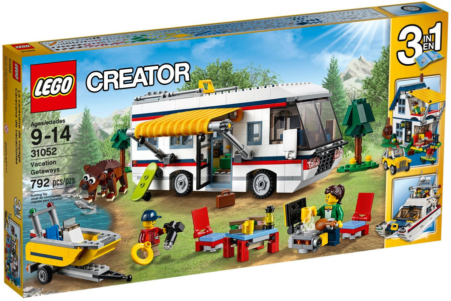 LEGO 31052 Vacation Getaways Camper 3-in-1 Building Set - SuperSaverAU - view 1
