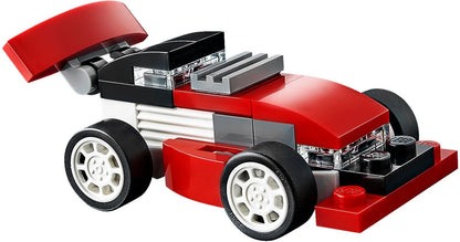 LEGO 31055 Red Racer 3-in-1 Sports Car, Tow Truck & Race Car