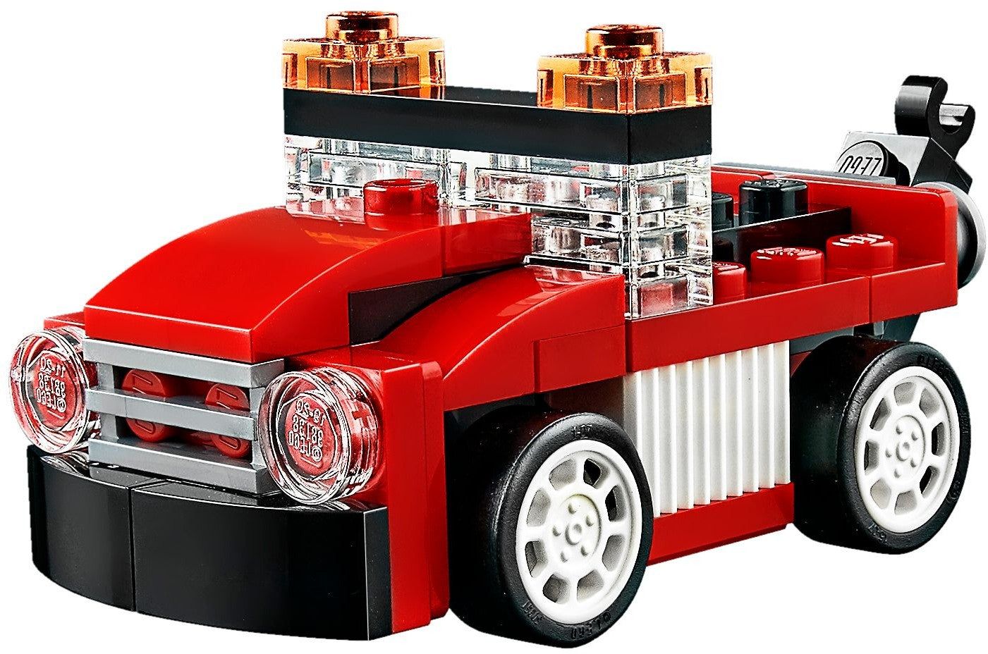 LEGO 31055 Red Racer 3-in-1 Sports Car, Tow Truck & Race Car - SuperSaverAU - view 4