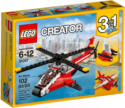 LEGO 31057 Air Blazer 3-in-1 Helicopter, Seaplane, Catamaran