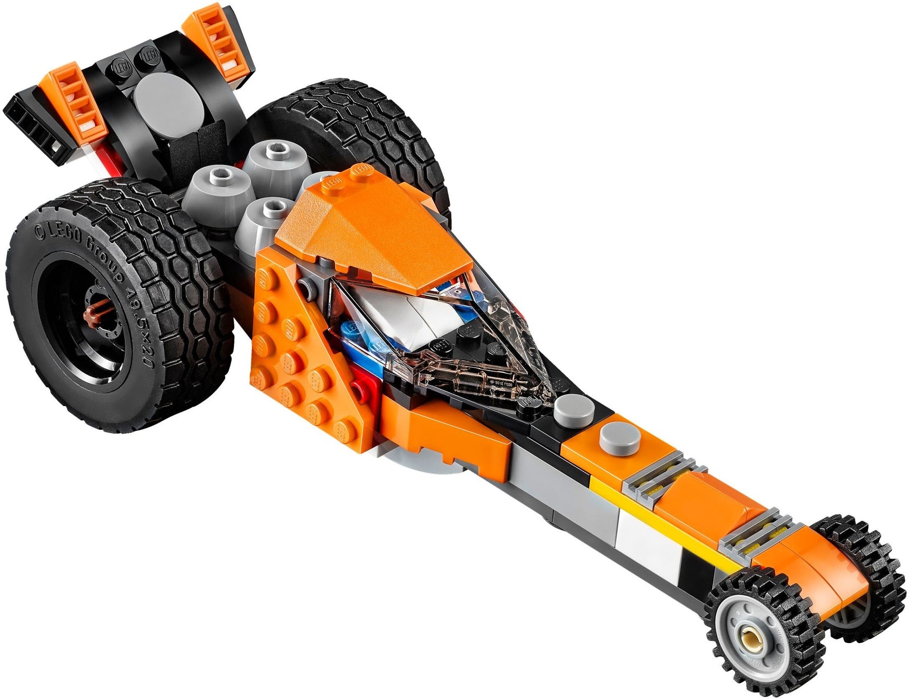 LEGO 31059 3-in-1 Sunset Street Bike, Road Bike & Dragster - SuperSaverAU - view 2