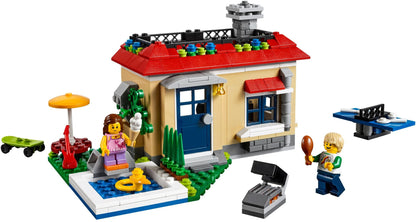 LEGO Creator Series Modular Poolside Holiday 31067 Building Kit- Auzzi Store