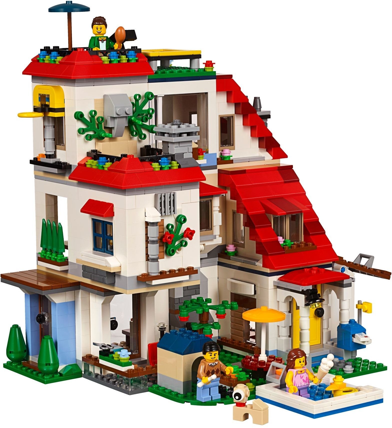 LEGO Creator Series Modular Poolside Holiday 31067 Building Kit- Auzzi Store