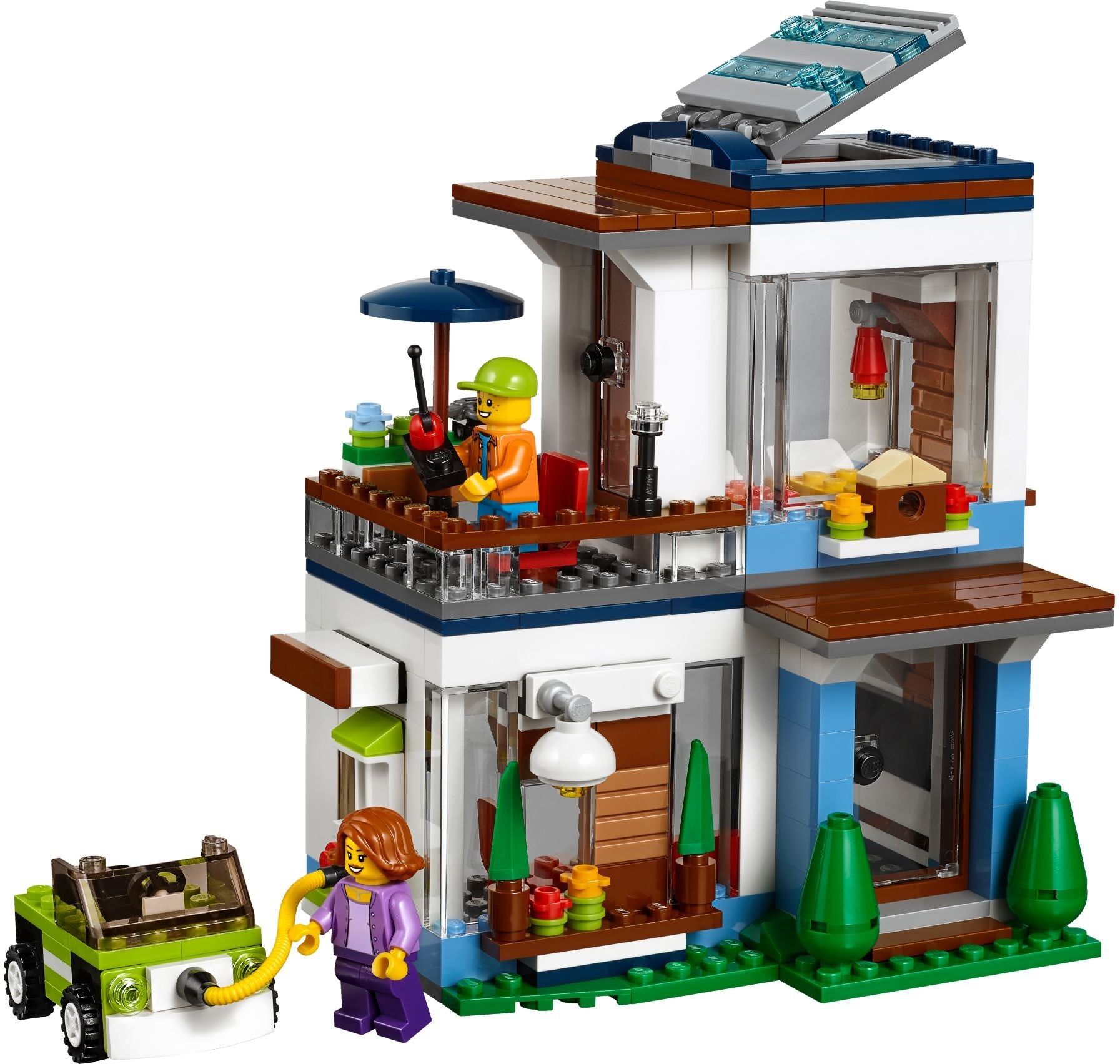 LEGO 31068 Modern Home 3-in-1 Creator Set: Build, Customize, Play! - SuperSaverAU - view 2