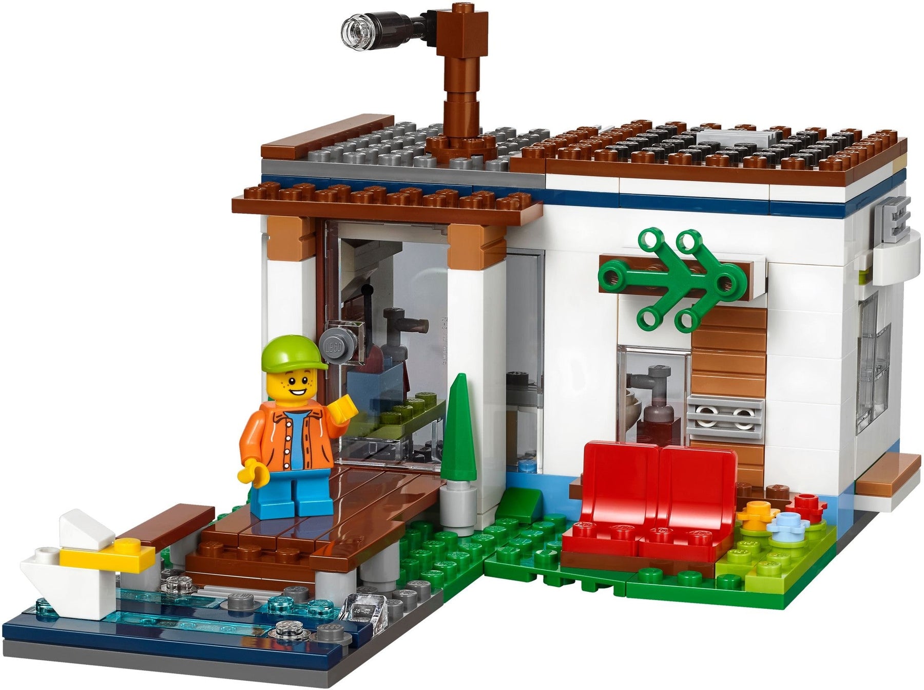 LEGO 31068 Modern Home 3-in-1 Creator Set: Build, Customize, Play! - SuperSaverAU - view 4