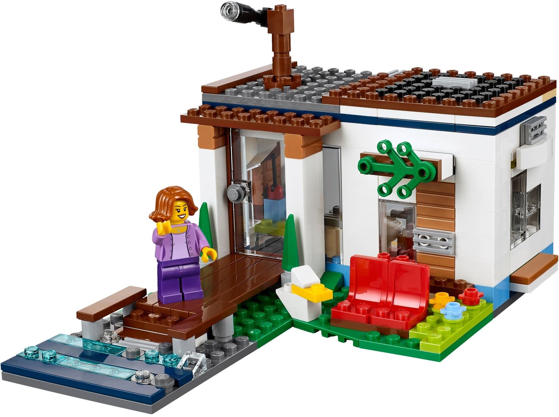 LEGO 31068 Modern Home 3-in-1 Creator Set: Build, Customize, Play! - SuperSaverAU - view 5