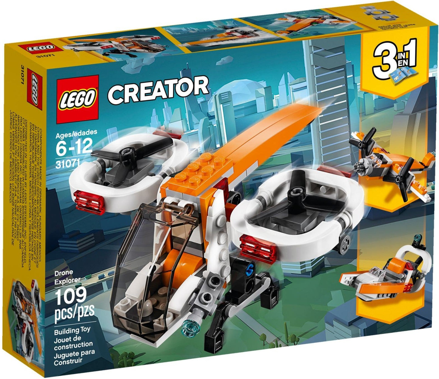 LEGO 31071 Drone Explorer 3-in-1 Building Toy