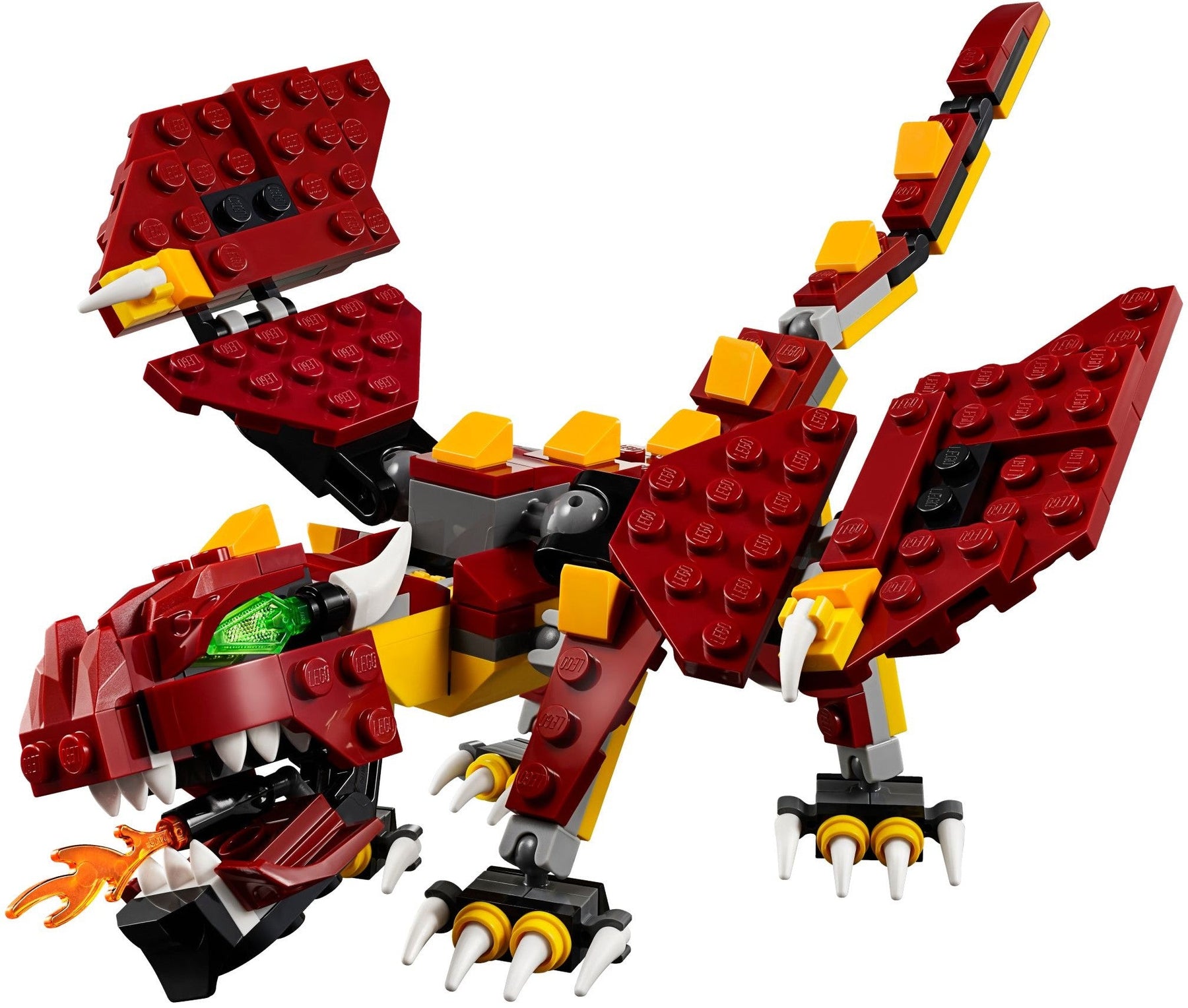 LEGO 31073 Creator 3in1 Mythical Creatures: Dragon, Spider & Troll - SuperSaverAU - view 3