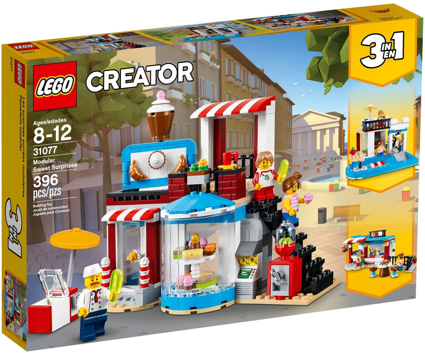 LEGO 31077 Modular Sweet Surprises: Cake Shop, Pool House & Cafe 3in1