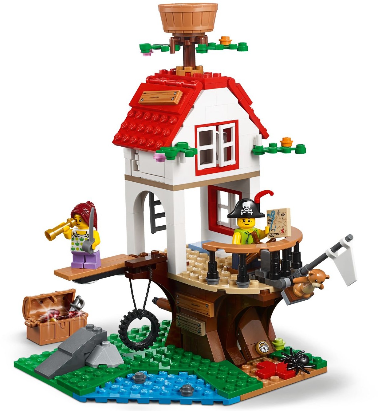 LEGO 31078 Pirate Ship Treehouse 3-in-1 Building Set - SuperSaverAU - view 2