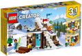 LEGO 31080 Modular Winter Vacation: Ski Cabin 3-in-1 Set - SuperSaverAU - view 1